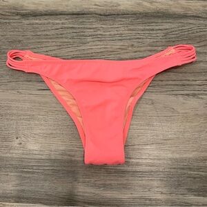 Victoria Secret Swimsuit Bottom Peach Women’s Small S Bathing suit Bottom